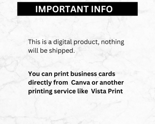 Virtual Assistant Instagram Business Card Template - Image 7