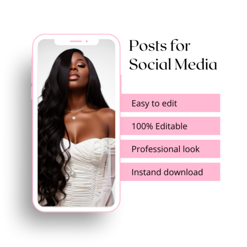 15 Hair Stylist Instagram Post Canva Templates - Image 3