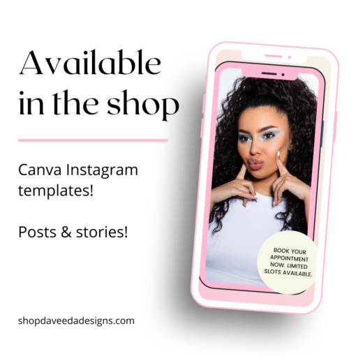 15 Hair Stylist Instagram Post Canva Templates - Image 2